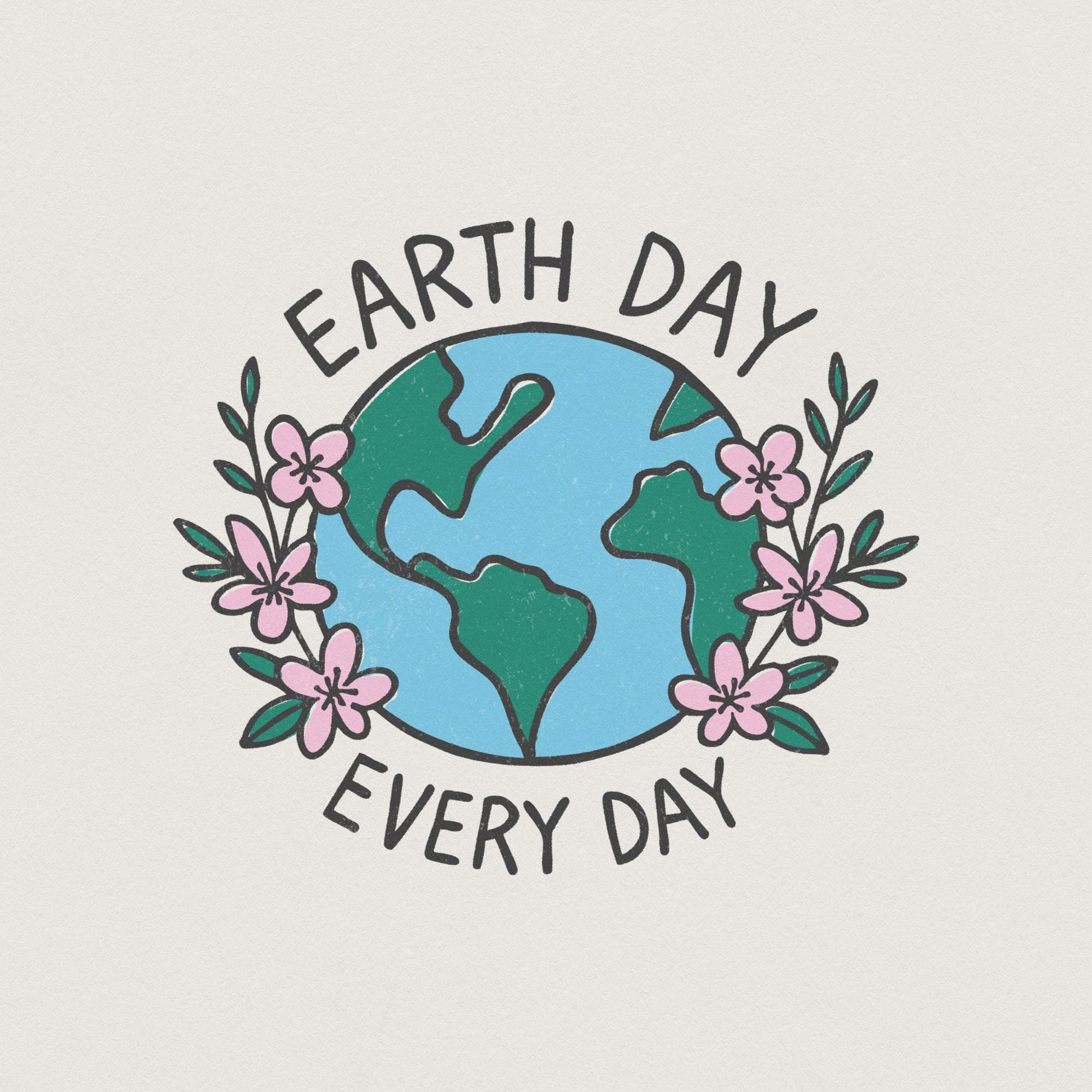 Earth Day Everyday Shirt PNG, Nature Lover Shirt - 300 DPI Design for