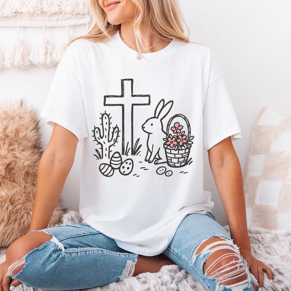 He Is Risen PNG, Matthew 28:6 Easter Design - 300 DPI Design for T-Shirt
