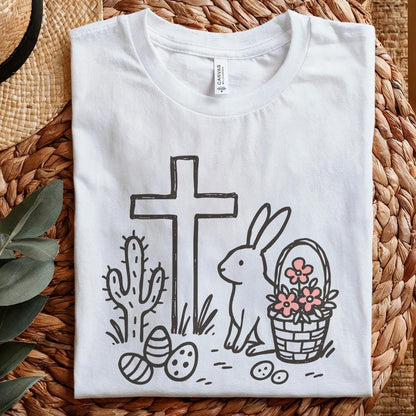 He Is Risen PNG, Matthew 28:6 Easter Design - 300 DPI Design for T-Shirt