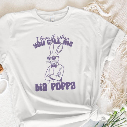 I Love It When You Call Me Big Hoppa PNG, Vintage Bunny Easter png - 300