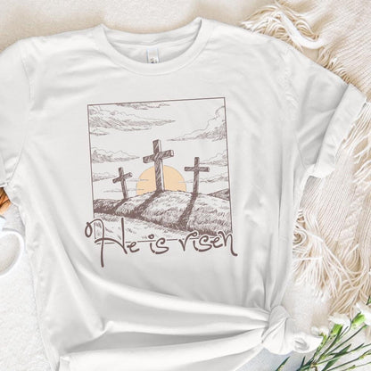 He Is Risen PNG, Sublimation Design - 300 DPI Design for T-Shirt