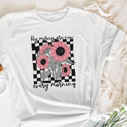 His Mercies Are New Every Morning PNG, Christian PNG - 300 DPI Design for