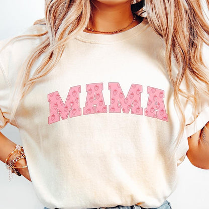Retro Mama PNG, Strawberry Berry - 300 DPI Design for T-Shirt