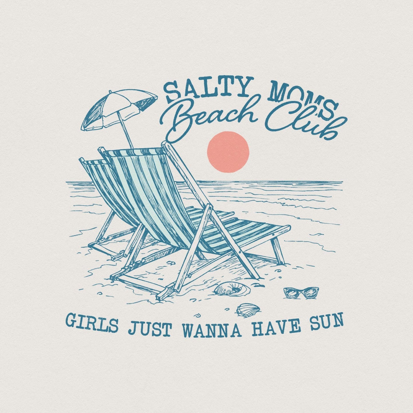 Beach Club Shirt Png, Trendy Summer Png - 300 DPI Design for T-Shirt