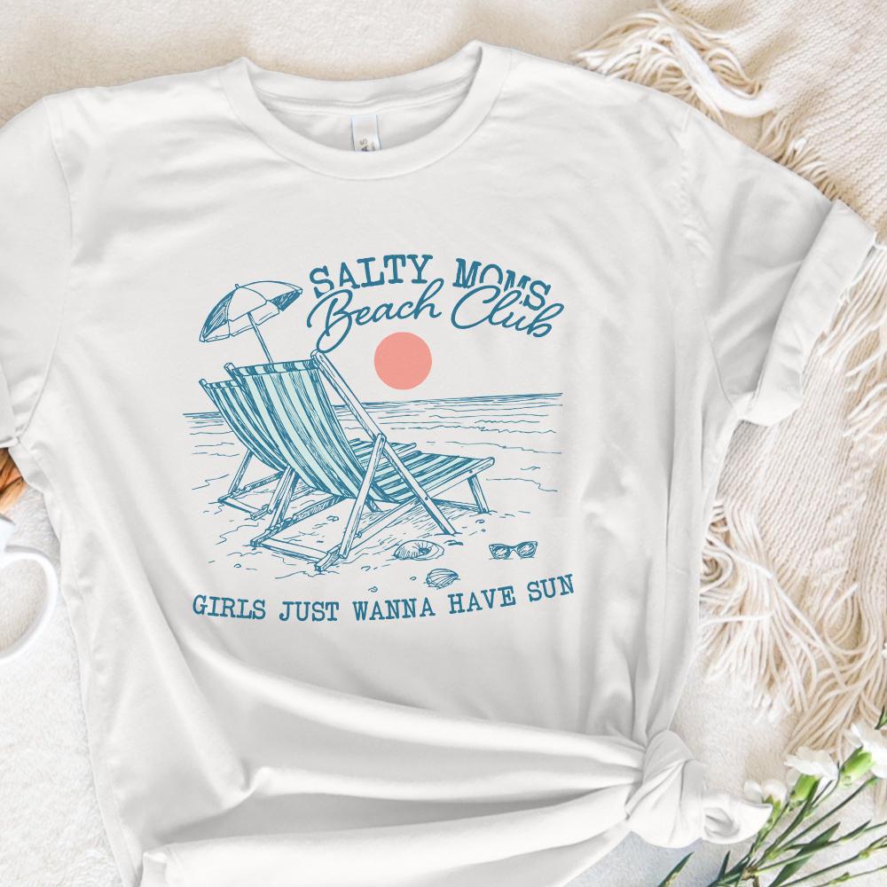 Beach Club Shirt Png, Trendy Summer Png - 300 DPI Design for T-Shirt