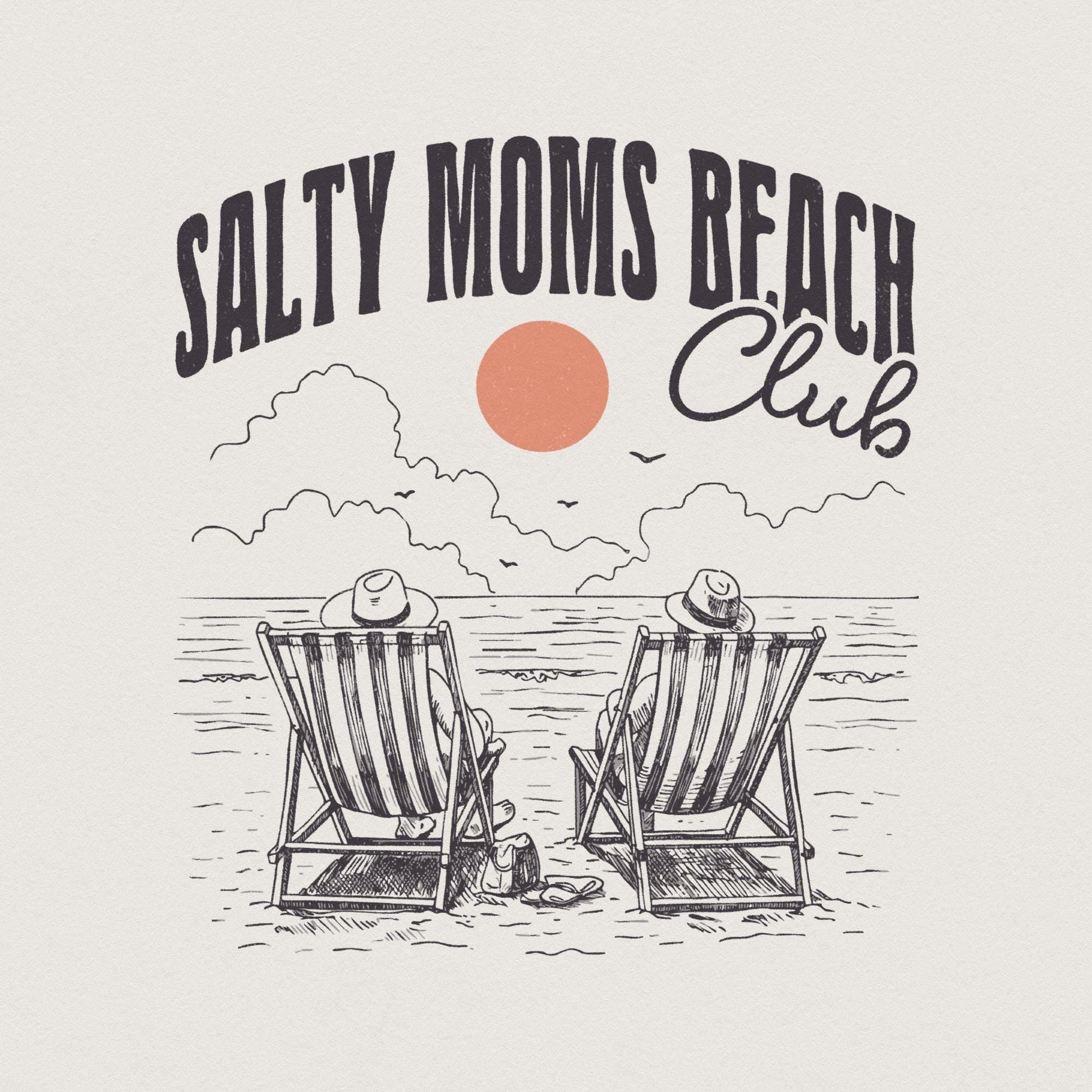 Beach Club Shirt Png, Aesthetic Beach Girl - 300 DPI Design for T-Shirt