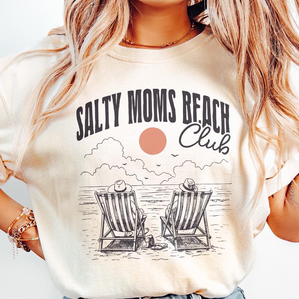 Beach Club Shirt Png, Aesthetic Beach Girl - 300 DPI Design for T-Shirt