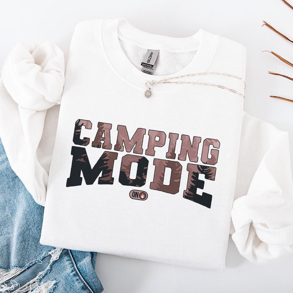 Camping Mode Adventure PNG, Camping png - 300 DPI Design for T-Shirt