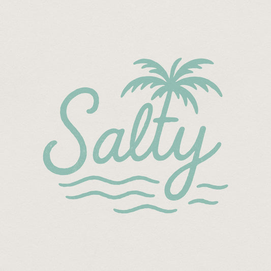 Salty Summer png, Summer Vibes PNG - 300 DPI Design for T-Shirt