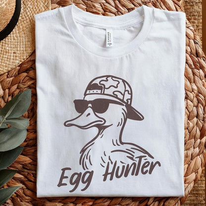 Egg Hunter PNG, Duck Backwards Hat - 300 DPI Design for T-Shirt