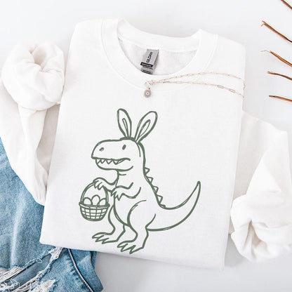 Easter Dinosaur Png, Dinosaur Easter Bunny - 300 DPI Design for T-Shirt