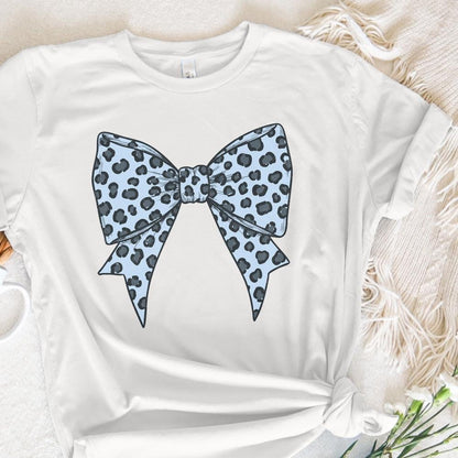 Leopard Print Bow PNG, Cheetah Pattern Hair Clipart - 300 DPI Design for