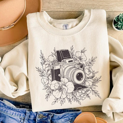 Vintage Retro Camera Png, Boho Sublimation - 300 DPI Design for T-Shirt