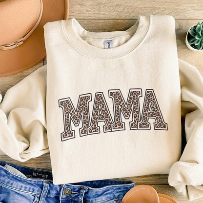 Leopard Mama PNG, Digital Download - 300 DPI Design for T-Shirt