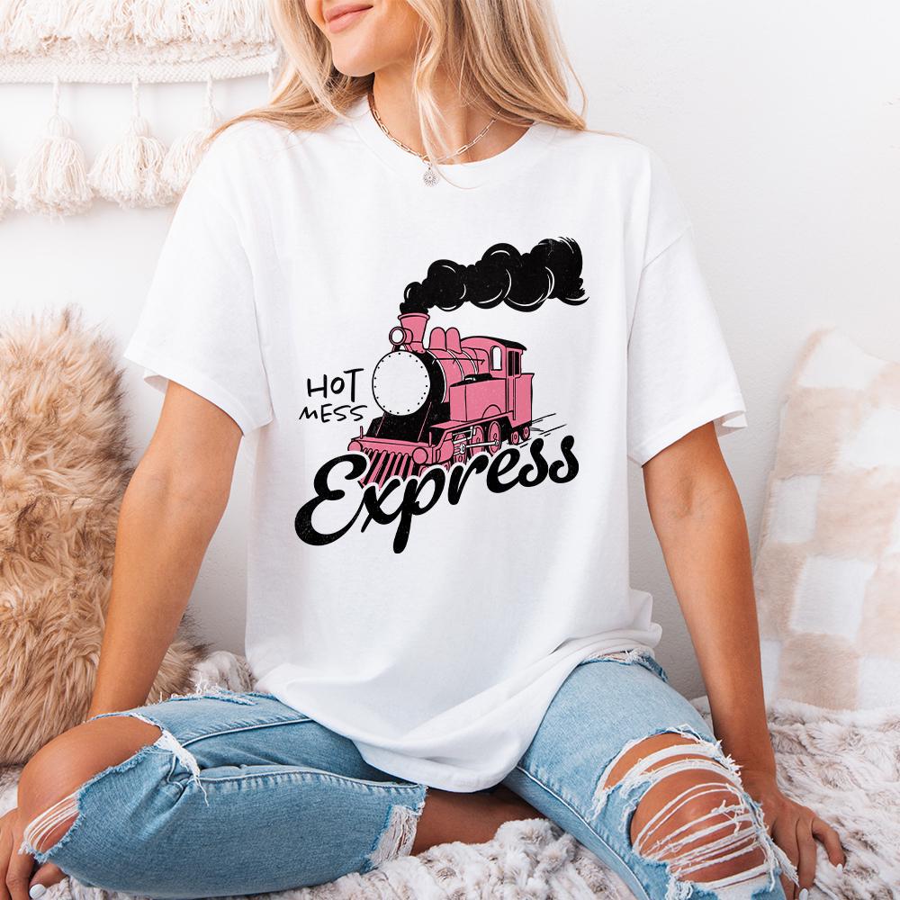 Hot Mess Express PNG, Trendy PNG - 300 DPI Design for T-Shirt