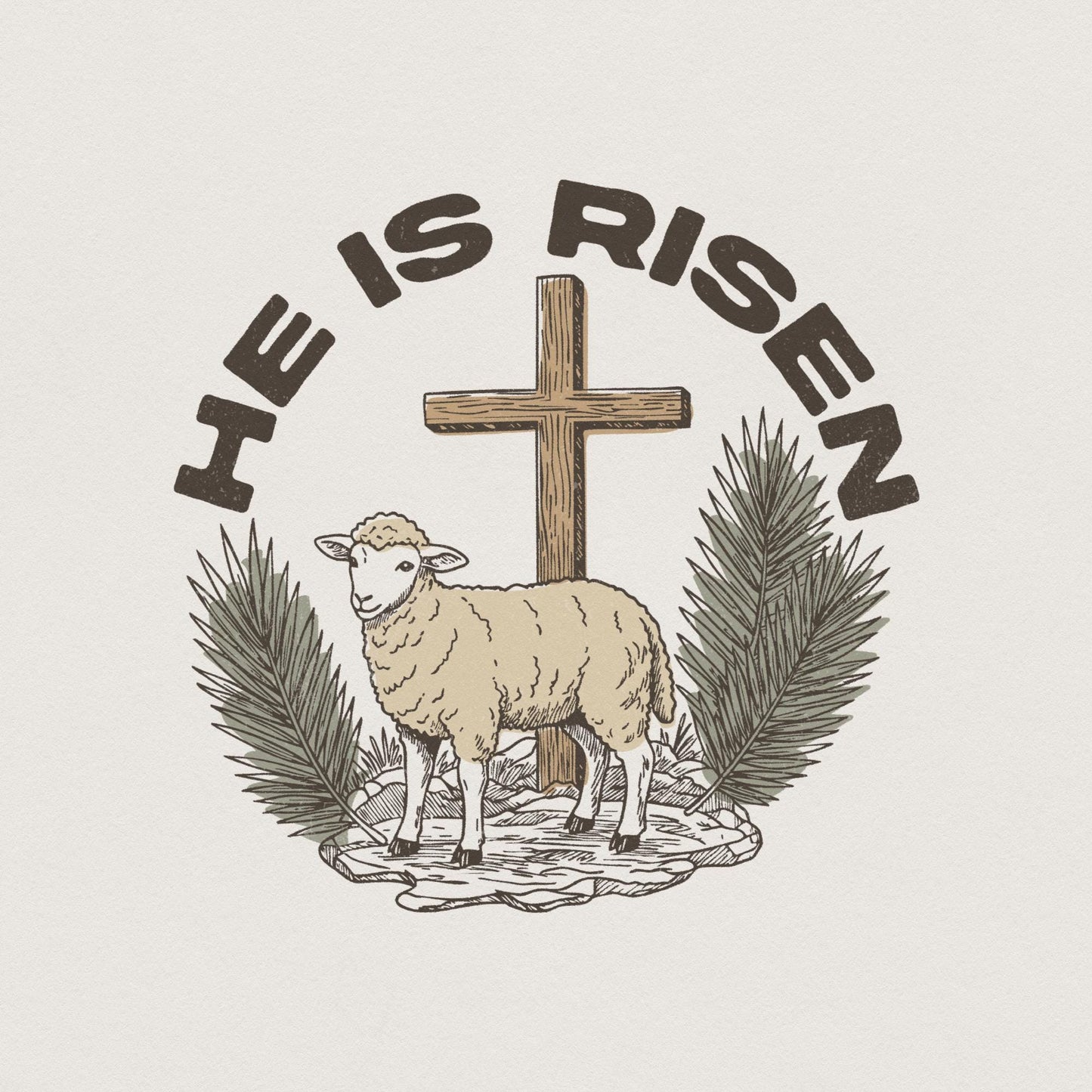 True Easter PNG, Hand Drawn Digital Download - 300 DPI Design for T-Shirt