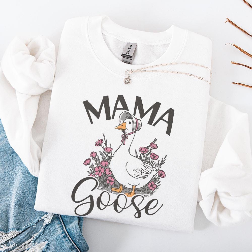 Mama Goose PNG, Instant Digital Download - 300 DPI Design for T-Shirt