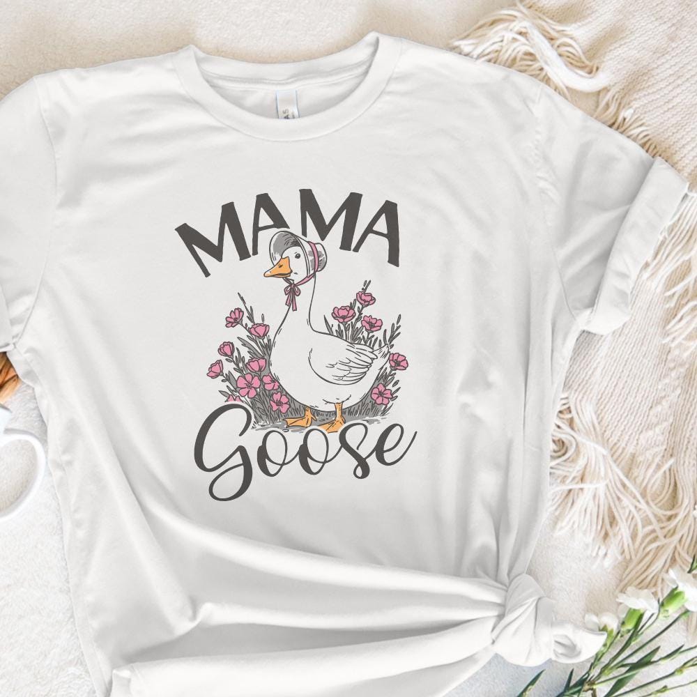 Mama Goose PNG, Instant Digital Download - 300 DPI Design for T-Shirt