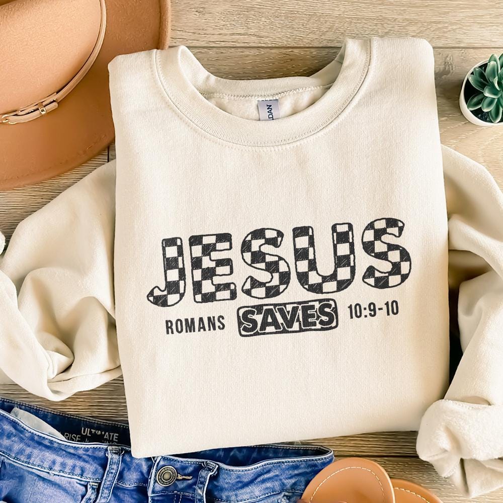 Jesus Saves PNG Design Download, sublimation png - 300 DPI Design for