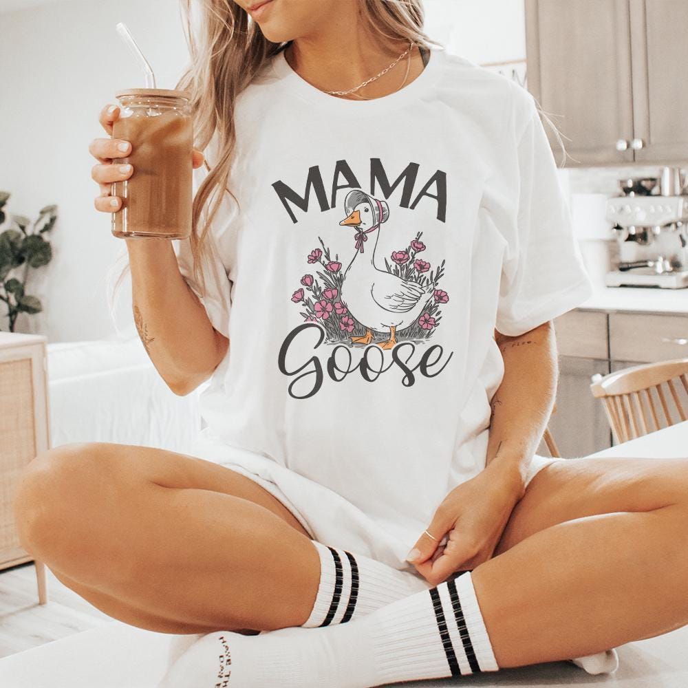 Mama Goose PNG, Instant Digital Download - 300 DPI Design for T-Shirt