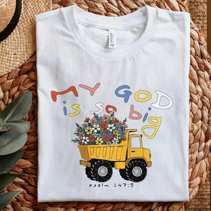 My God Is So Big Kids Png, Retro Kids Png - 300 DPI Design for T-Shirt