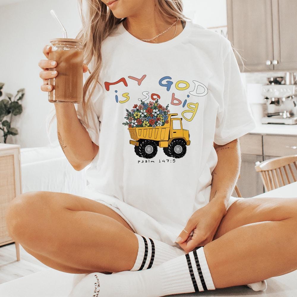 My God Is So Big Kids Png, Retro Kids Png - 300 DPI Design for T-Shirt