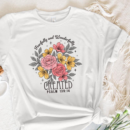 Fearfully and Wonderfully Png, Christian Png - 300 DPI Design for T-Shirt