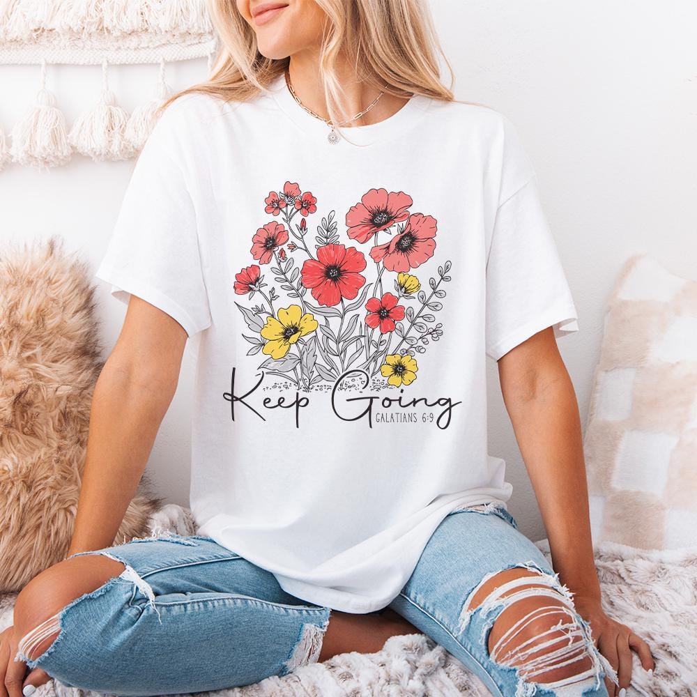 Keep Going PNG, Sublimation Design - 300 DPI Design for T-Shirt