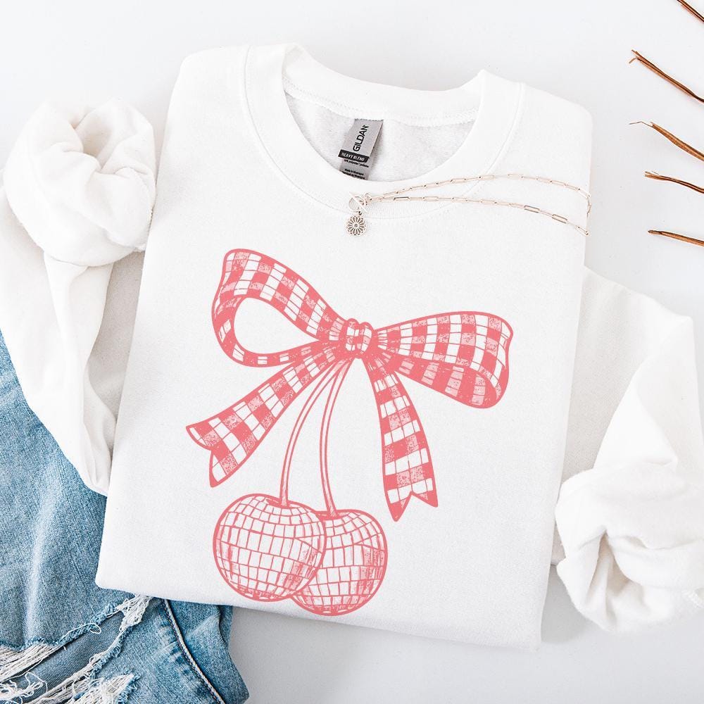 Trendy Checkered Bow PNG, Yallternative Bow Design - 300 DPI Design for