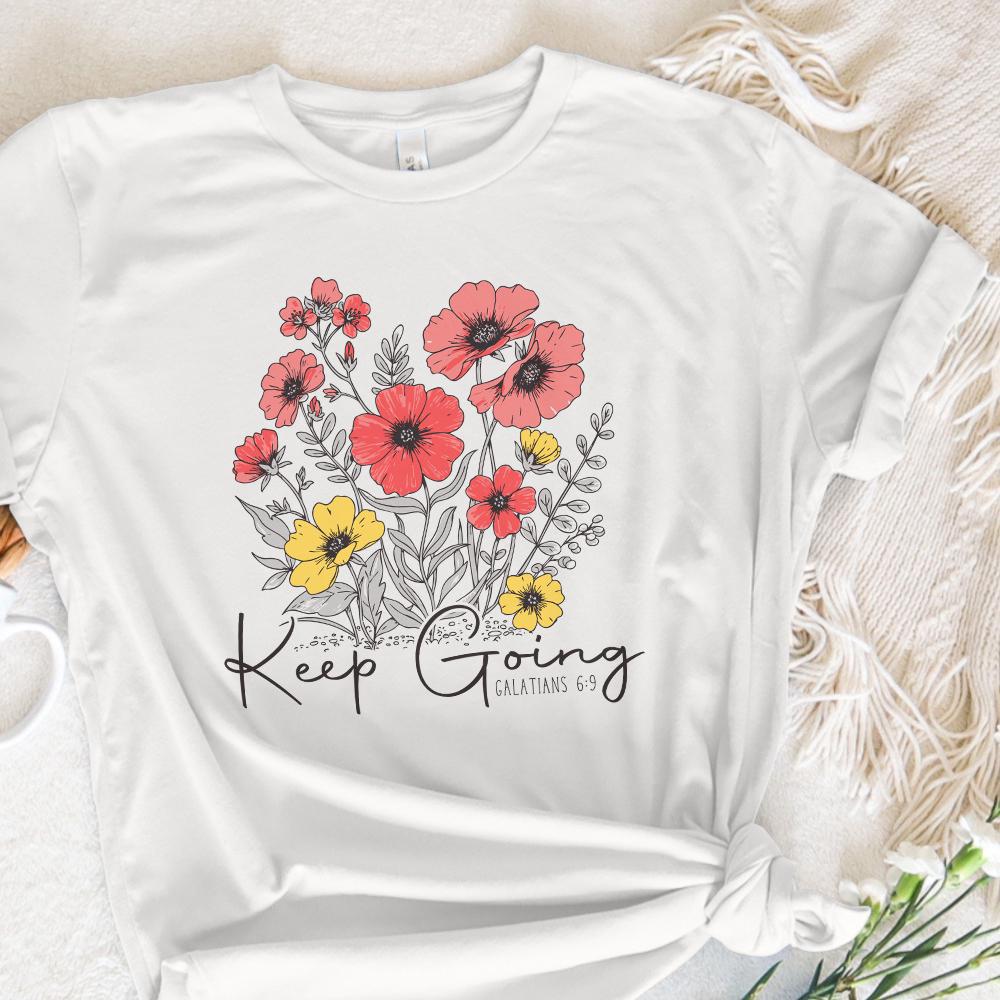 Keep Going PNG, Sublimation Design - 300 DPI Design for T-Shirt