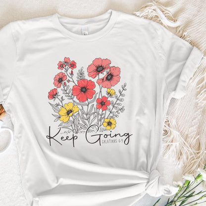Keep Going PNG, Sublimation Design - 300 DPI Design for T-Shirt