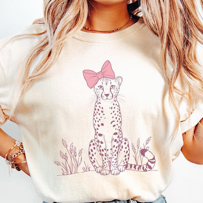 Leopard Print PNG, Coquette PNG - 300 DPI Design for T-Shirt