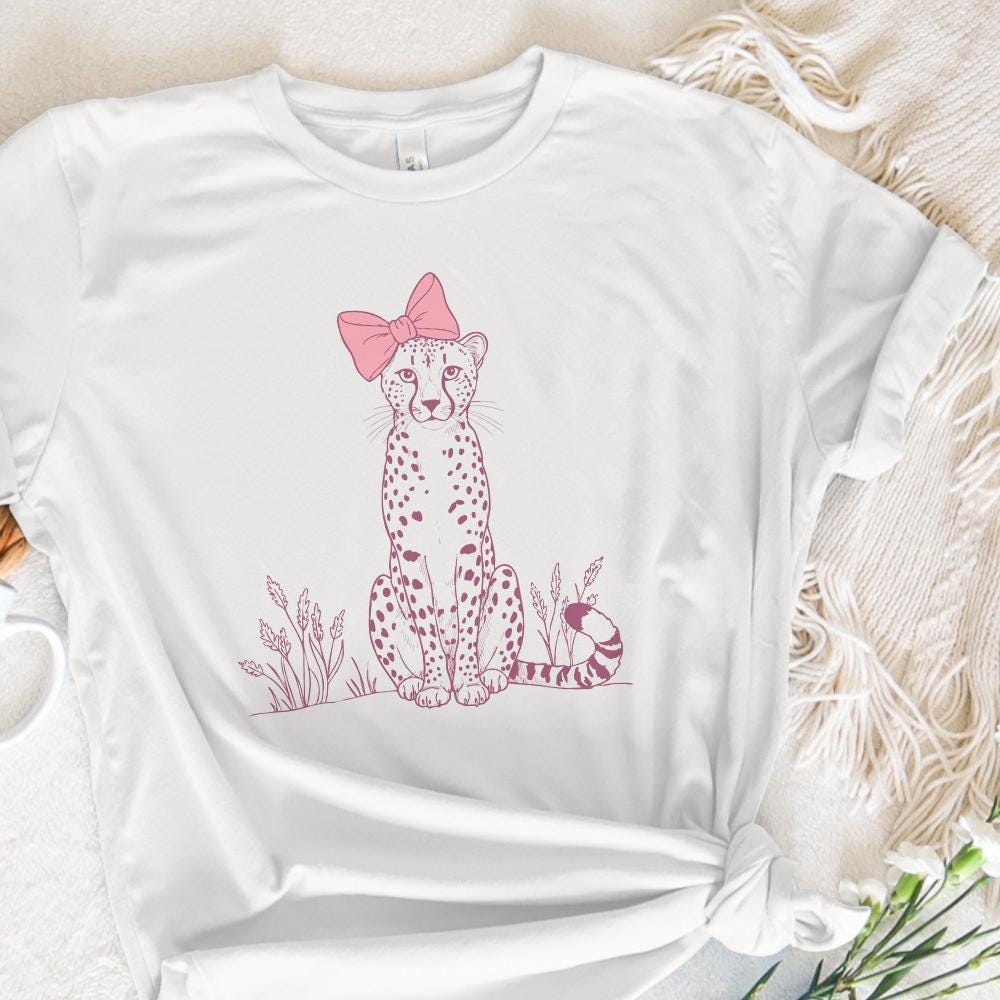 Leopard Print PNG, Coquette PNG - 300 DPI Design for T-Shirt