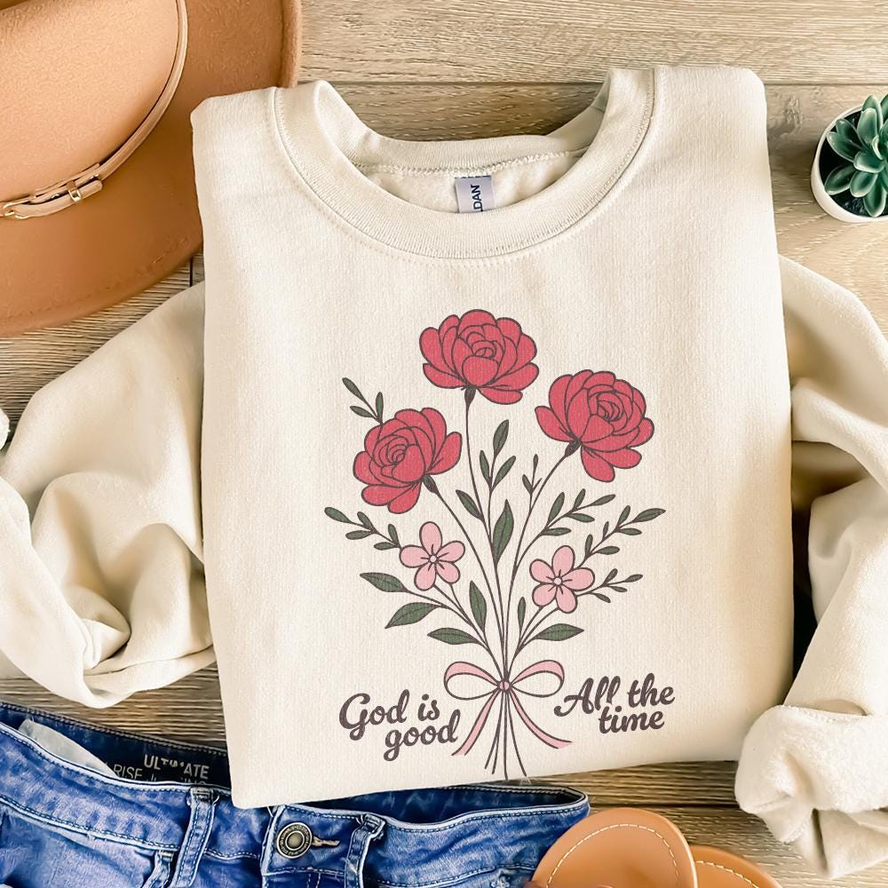 God Is Good All The Time PNG, Christian Sublimation Design - 300 DPI