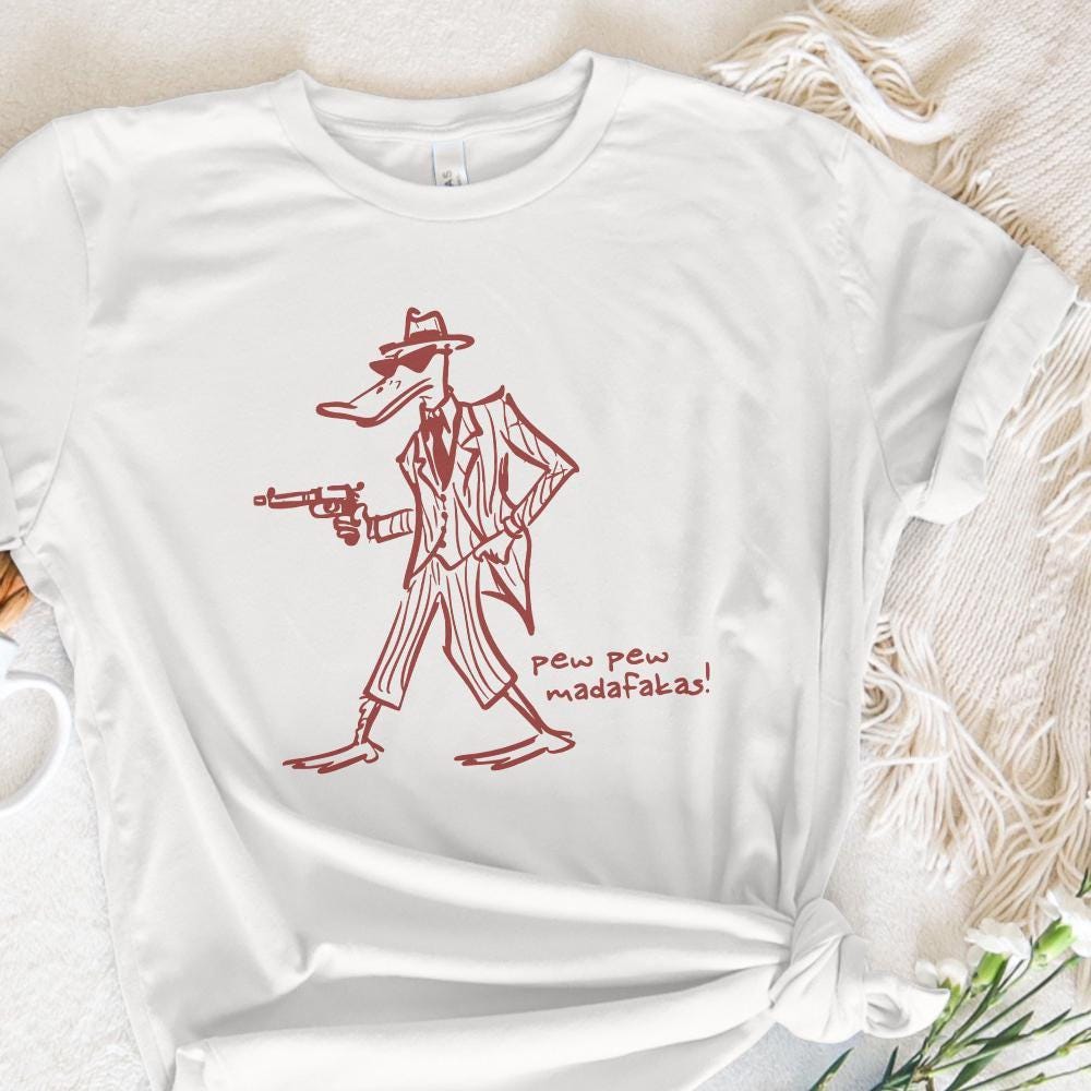 Pew Pew MADAFAKAS PNG, Funny Duck Png - 300 DPI Design for T-Shirt
