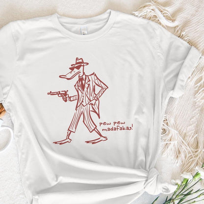 Pew Pew MADAFAKAS PNG, Funny Duck Png - 300 DPI Design for T-Shirt