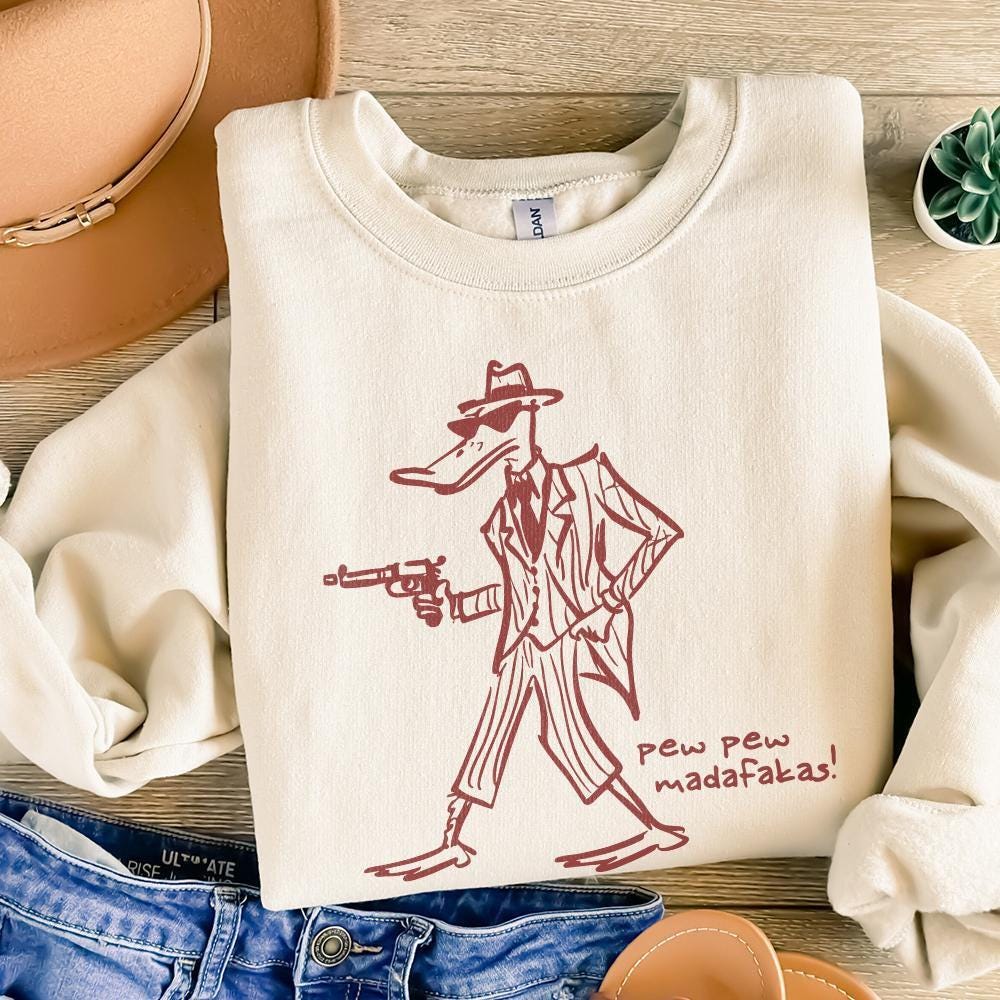 Pew Pew MADAFAKAS PNG, Funny Duck Png - 300 DPI Design for T-Shirt