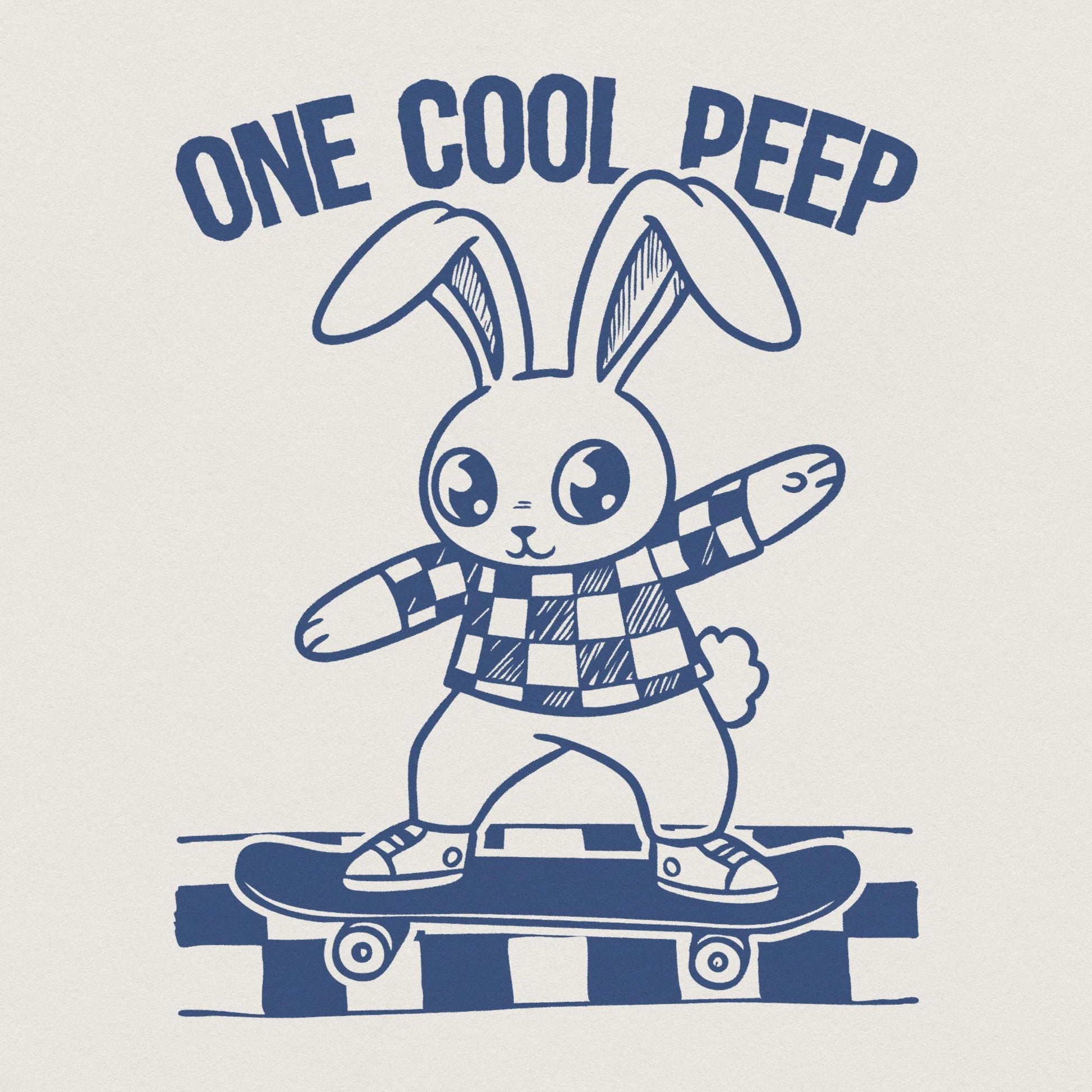 One Cool Peep png, Boys Easter png - 300 DPI Design for T-Shirt