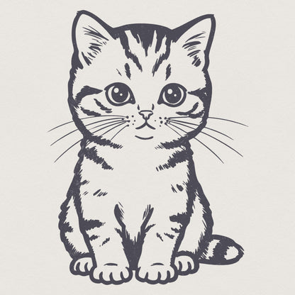 Cute Cat Png, Kitten png - 300 DPI Design for T-Shirt