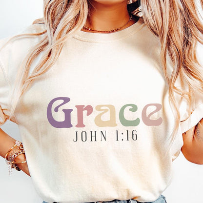 Grace Retro Design, PNG File - 300 DPI Design for T-Shirt