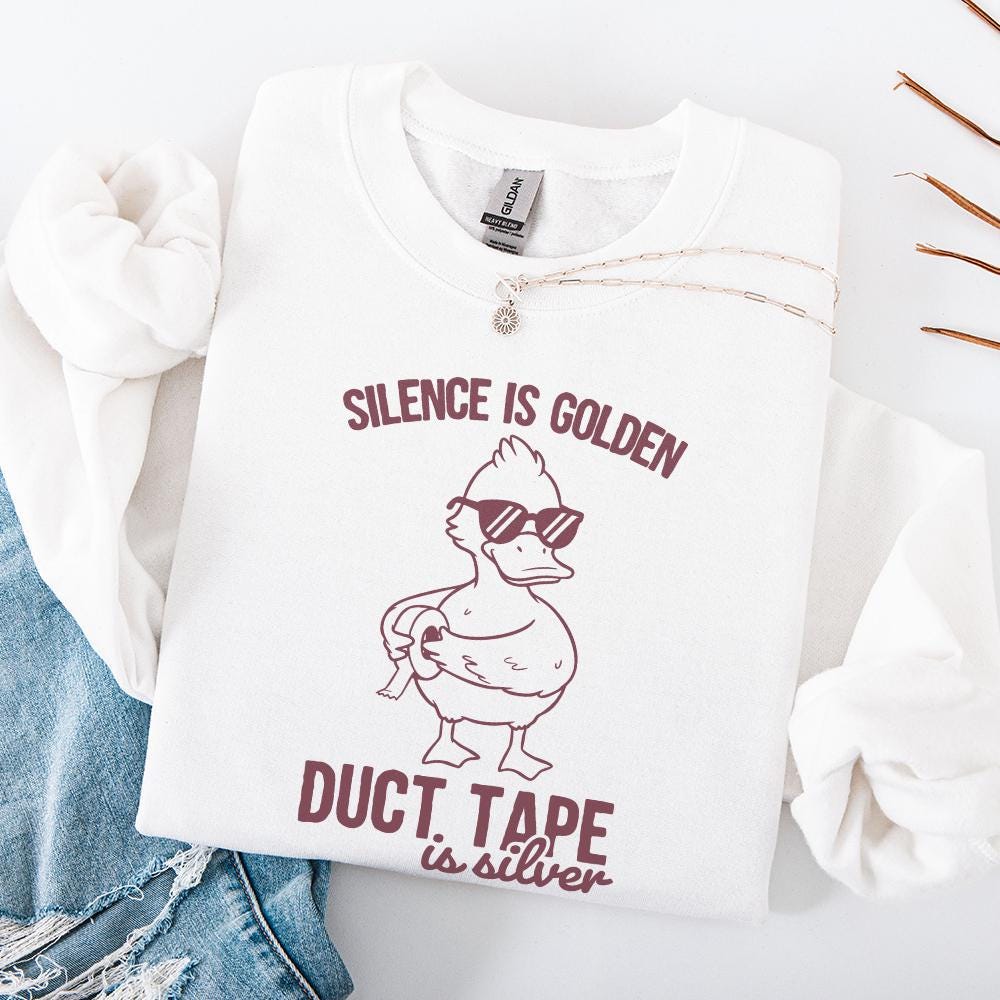 Silence is Golden Png, Sarcastic png - 300 DPI Design for T-Shirt