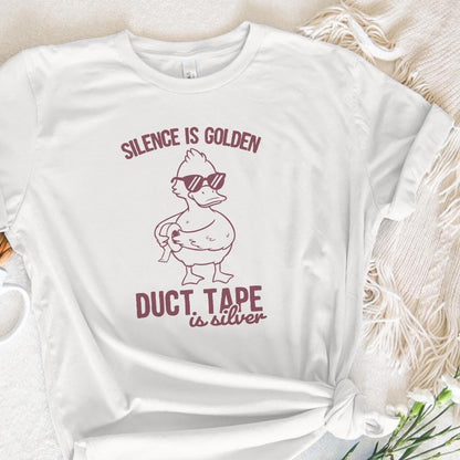 Silence is Golden Png, Sarcastic png - 300 DPI Design for T-Shirt