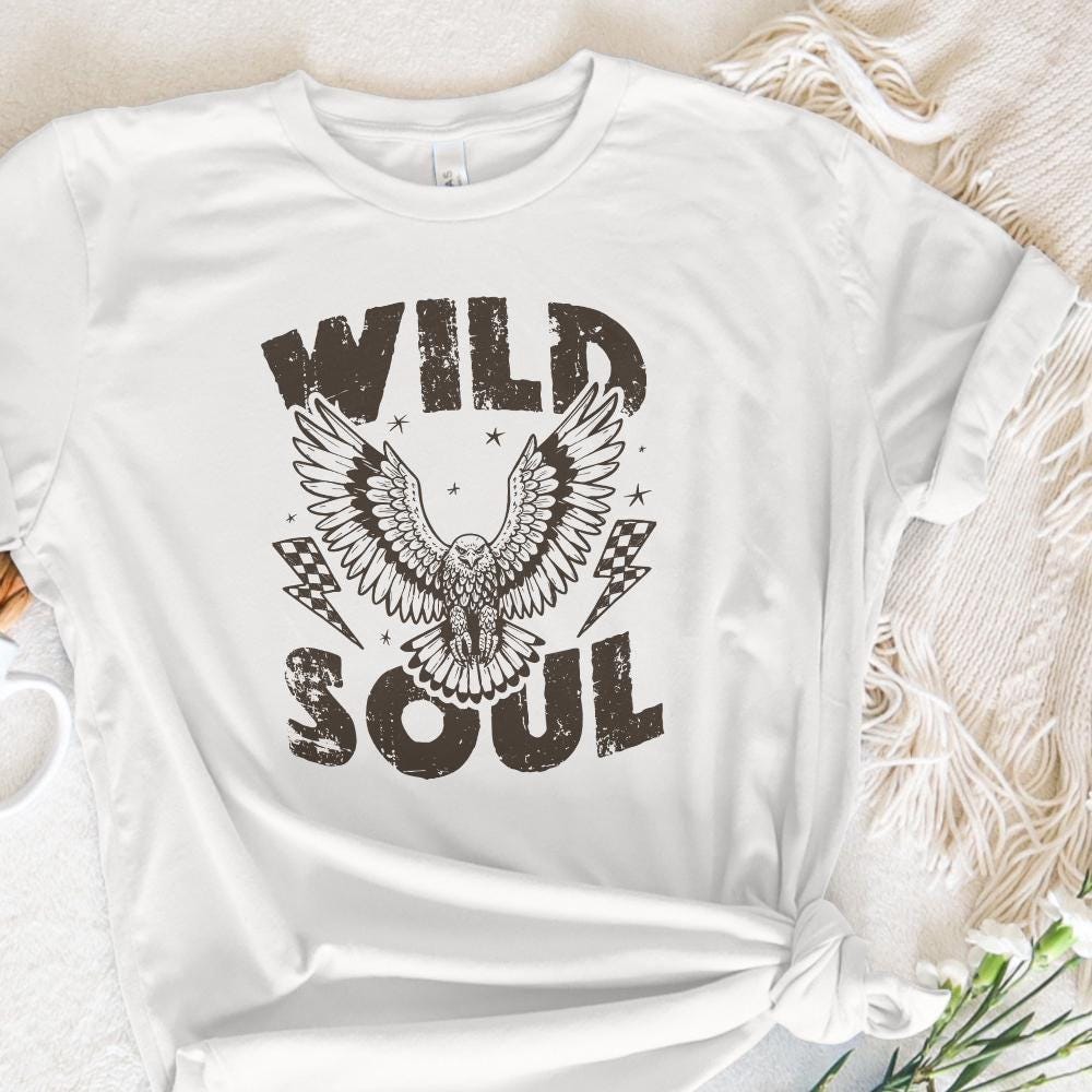 Wild Soul Png, Sublimation Design - 300 DPI Design for T-Shirt