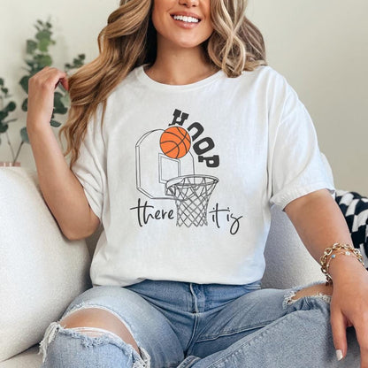 Hoop There It Is PNG, Basketball Game Day png - 300 DPI Design for T-Shirt