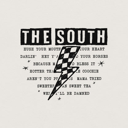 The South PNG, Southern Saying PNG - 300 DPI Design for T-Shirt