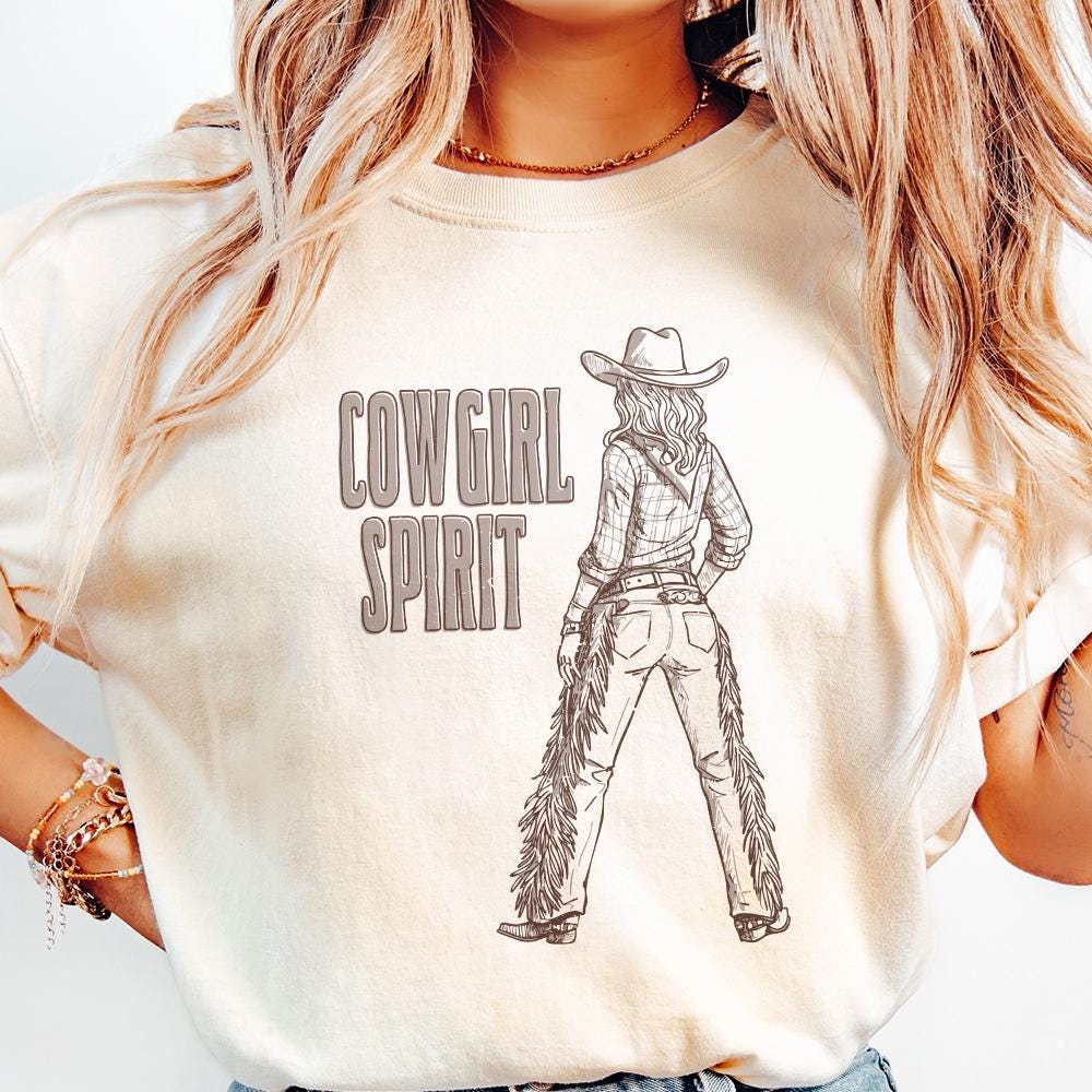 Wild Western Cowgirl Spirit PNG, Retro Cowgirl Style Png - 300 DPI Design