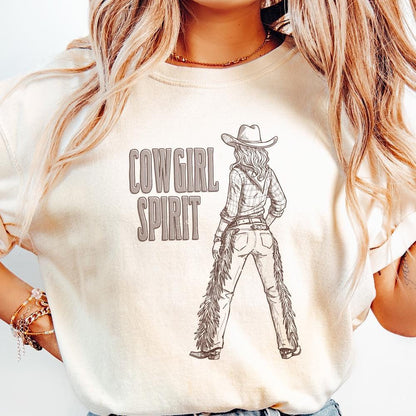 Wild Western Cowgirl Spirit PNG, Retro Cowgirl Style Png - 300 DPI Design