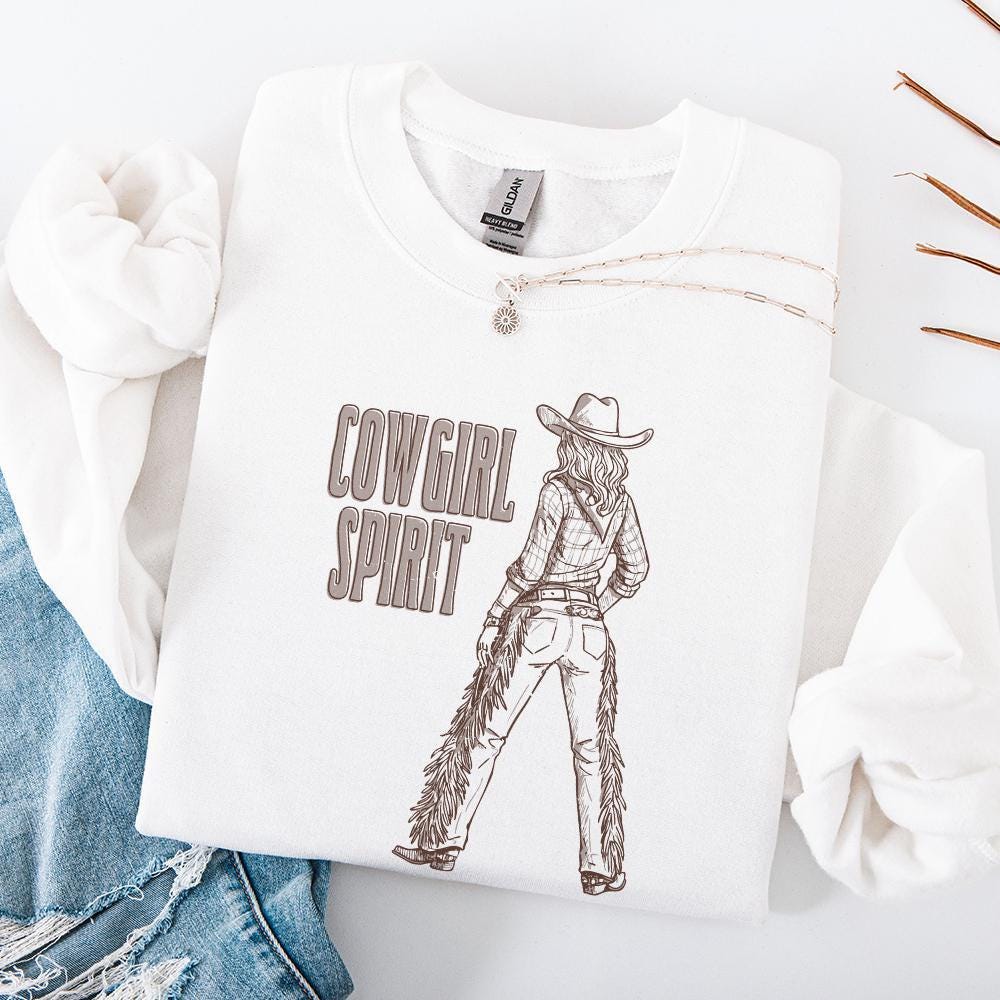 Wild Western Cowgirl Spirit PNG, Retro Cowgirl Style Png - 300 DPI Design