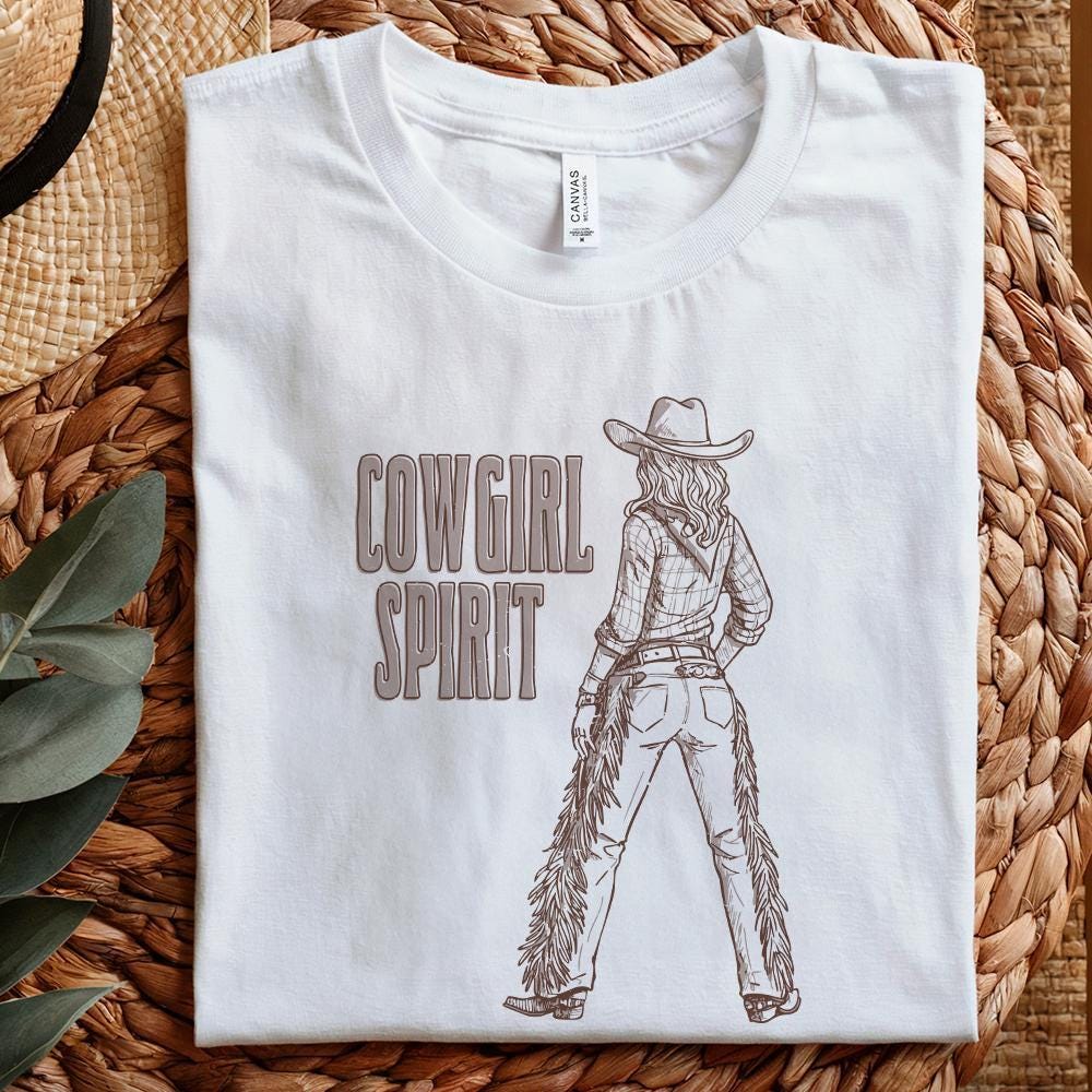 Wild Western Cowgirl Spirit PNG, Retro Cowgirl Style Png - 300 DPI Design