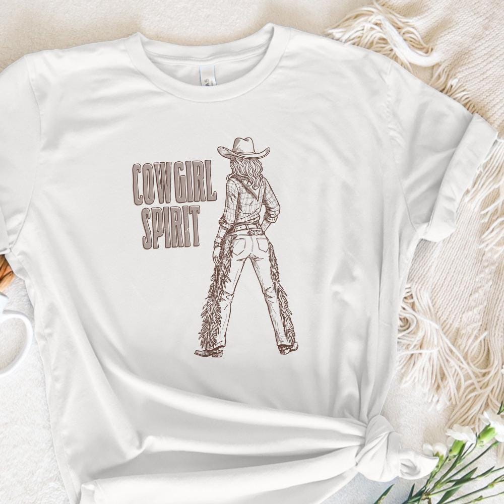 Wild Western Cowgirl Spirit PNG, Retro Cowgirl Style Png - 300 DPI Design